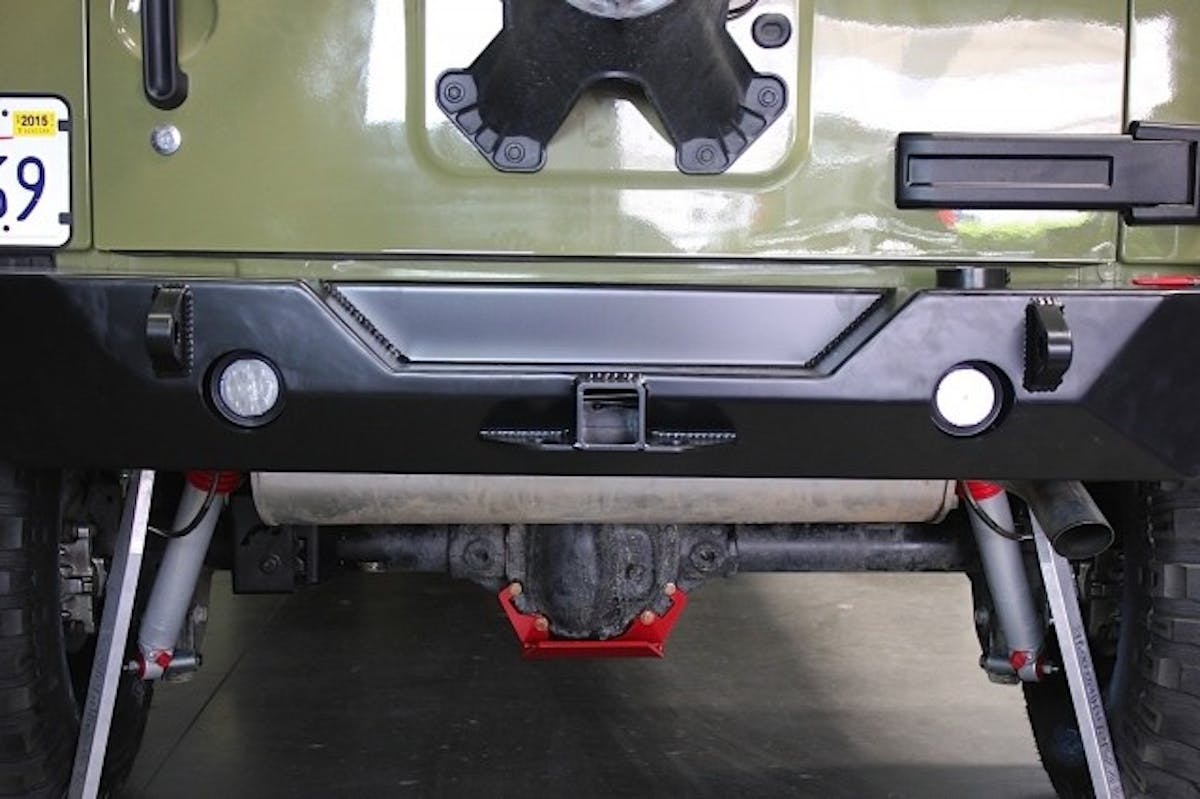 Be sure to state your preference when ordering, as some wiring will need to be done. The optional reverse lights may be beneficial, others may want these bumper locations for utility lights, or for no lights at all.