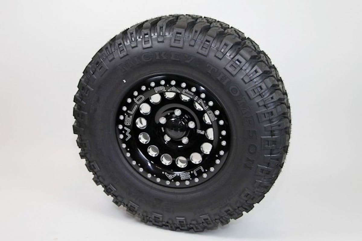 The Weld Racing REKON B57B beadlock and Mickey Thompson Baja MTZ LT315/70R17 were just the right wheel and tire combo we were seeking for our 2013 Jeep Wrangler JKU Project Sgt. Rocker.