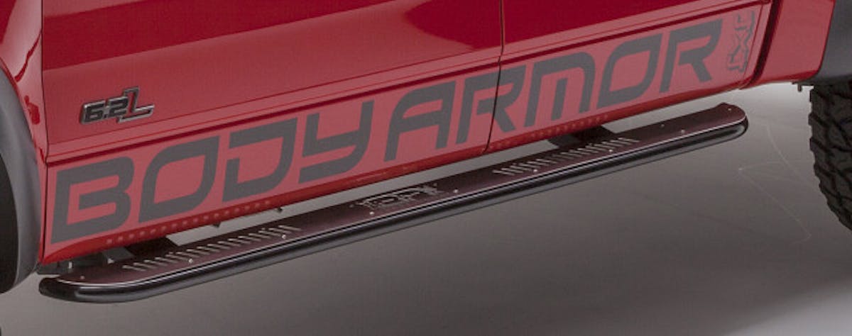 The Desert Series step boards fit Crew Cab style 2010-14 Raptors.