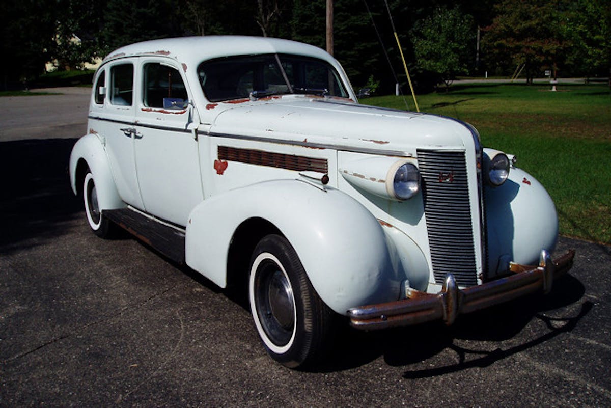 This is what Jim's Buick looked like when he first got it.  He drove it basically until the existing engine gave up the ghost.