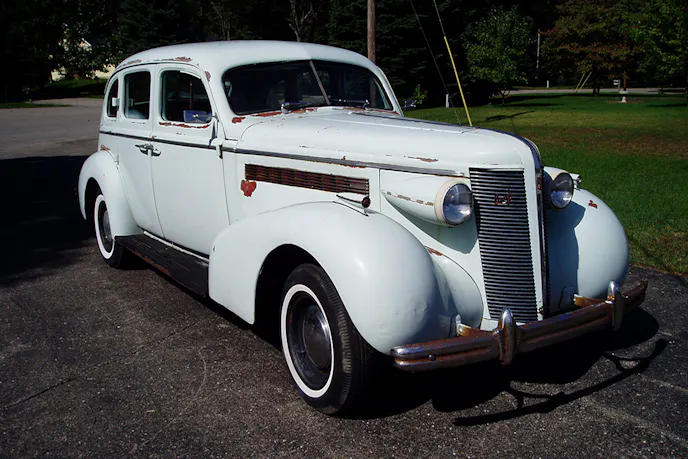 This is what Jim's Buick looked like when he first got it. He drove it basically until the existing engine gave up the ghost.