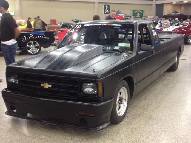 Stretchy Truck in pre-crash condition.