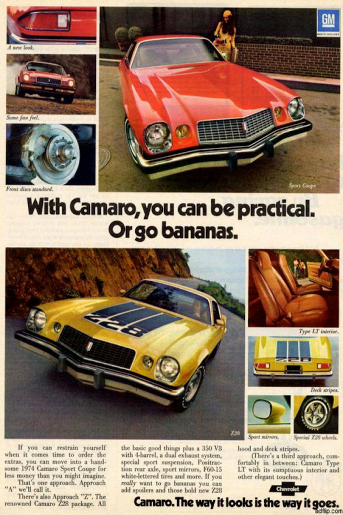 1974 Camaro ad