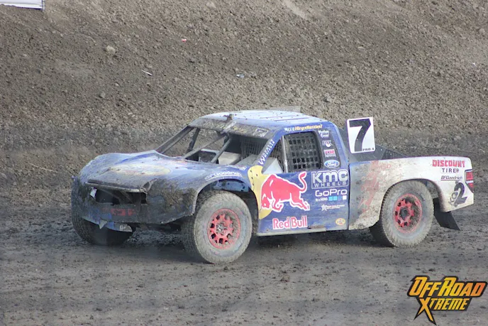 Menzies was out of the running by lap four of the Challenge Cup.