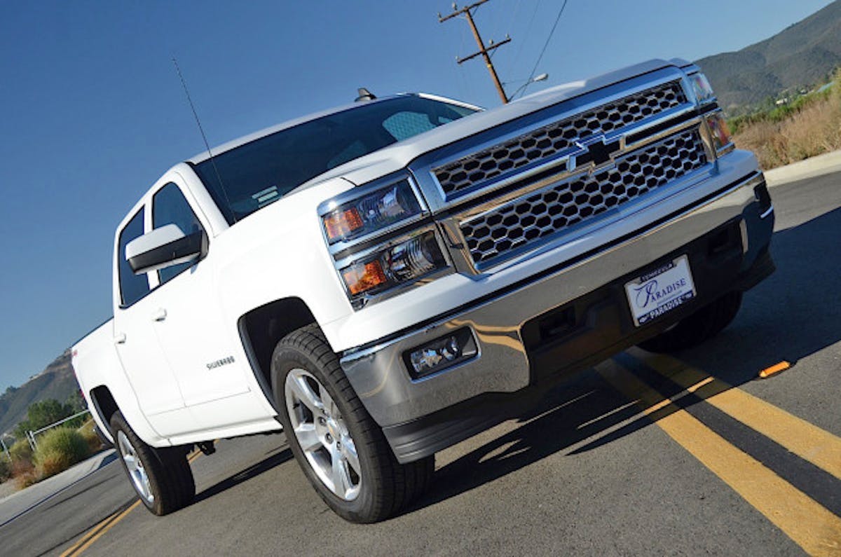 Our Silverado from the factory, before we got our hands on it.