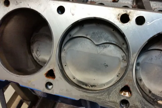 Survival Motorsports gas-ported the pistons and performed other modifications to the rotating assembly to help boost performance.