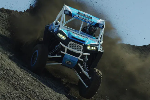 Watch RJ Anderson tear up this course that was designed to test the limits of his skills. Screenshot from video.