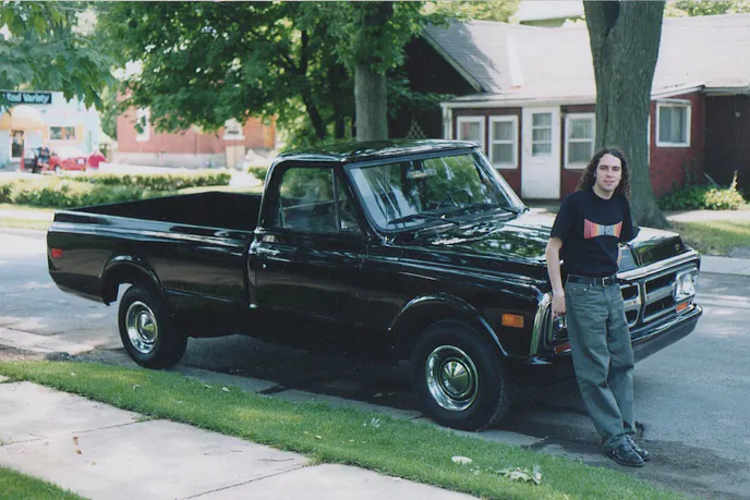 The Targa Truck's first life with Bovey, back in 1997.