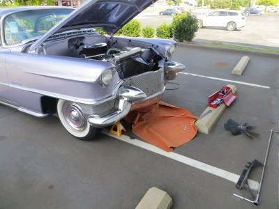 If you can't fix your car on the side of the road, or in an auto parts store lot, you'd better not take a long distance trip in it!