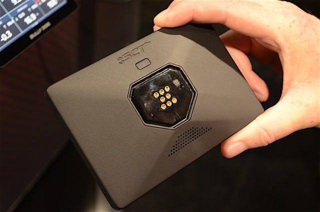 Magnets hold the GTX to its mount – no more wires or screws, just grab and go.