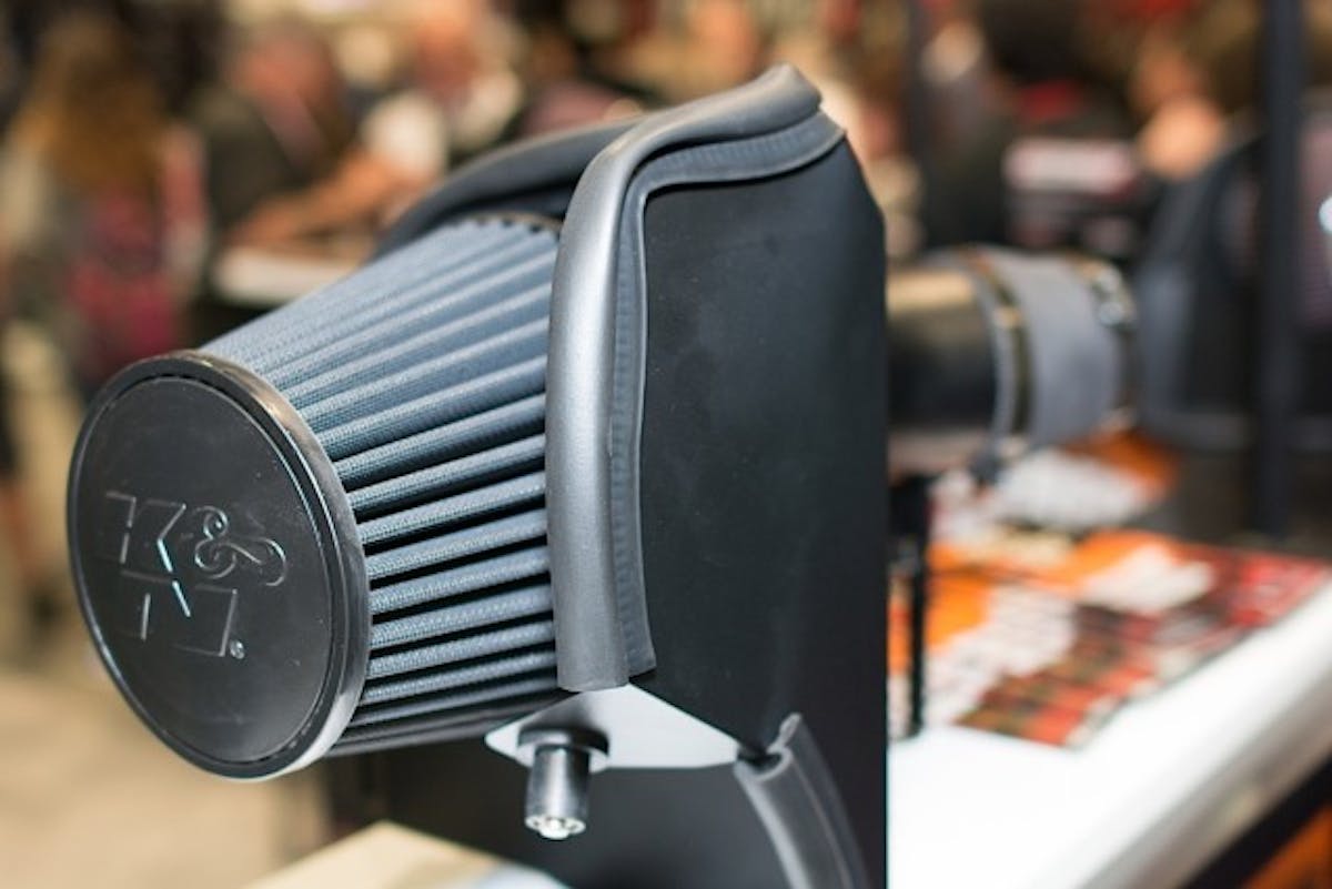 Check out K&N's new BlackHawk series air-intake.