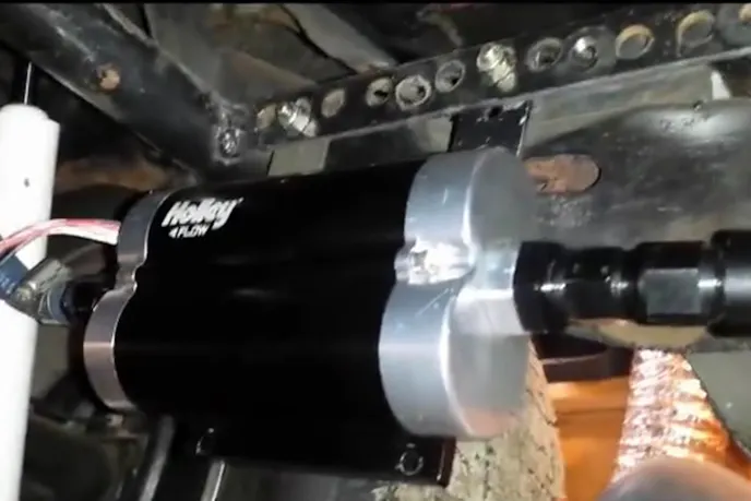 Both cars had Holley Twin Billet fuel pumps installed and used 8AN fittings.