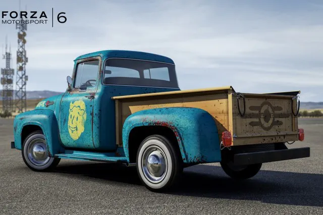 Fallout 4 1956 Ford F100 Back