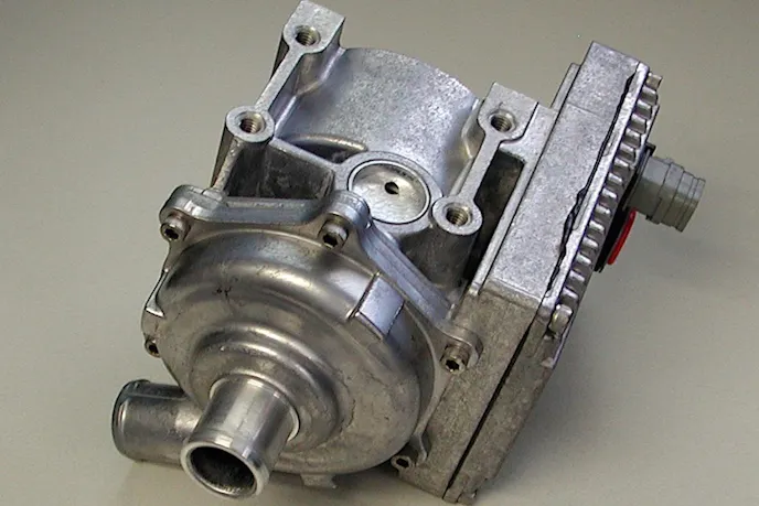 Lingenfelter a offers high-volume electric intercooler pump (PN ST-1030002107) which pumps up to 25-pounds of coolant per hour at only 12-amps of power. The pump utilizes 1-inch diameter openings and features 60-percent more flow than a factory ZL1 pump.