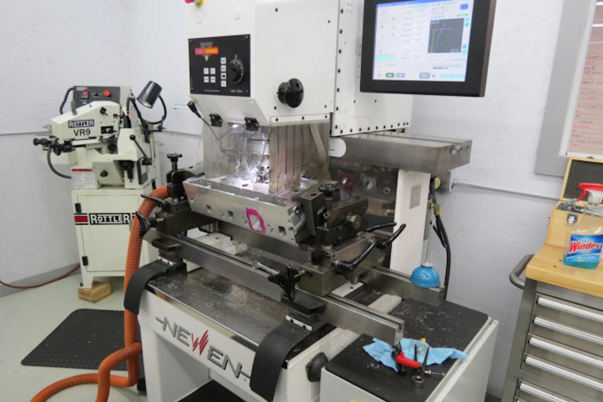 Frankenstein Racing Heads uses the latest Newen equipment to cut the valve seats to proprietary angles for this application.