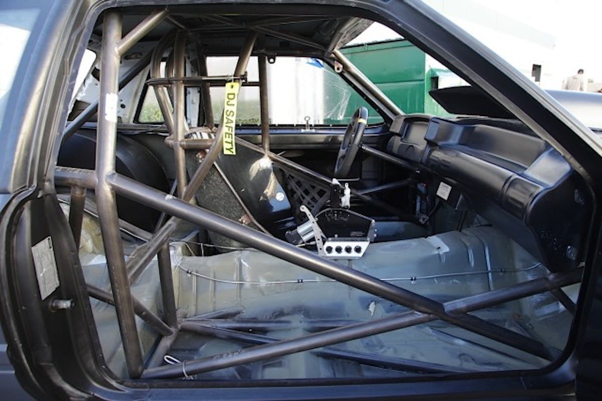 A view of the cockpit.