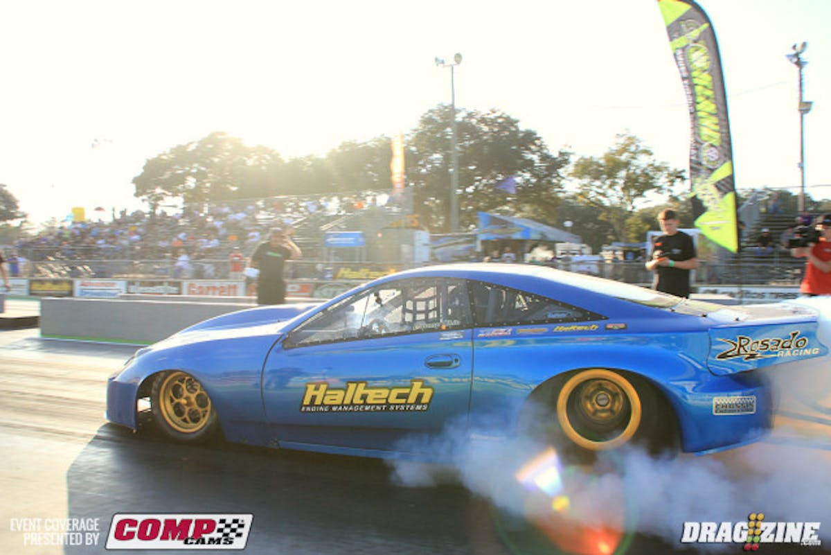 Damon Chin runs this Supra for Resado Racing and will be looking to break into the 5 second zone this weekend. He ran a 6.13 at the World Sport Compact Challange here in Orlando three weeks ago making him the 5th fastest import car in the world.