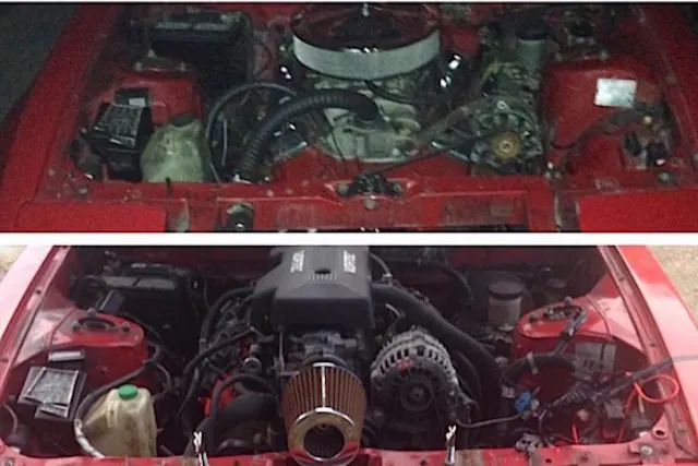From 350 cubic-inch SBC to 4.8 Liter LS V8