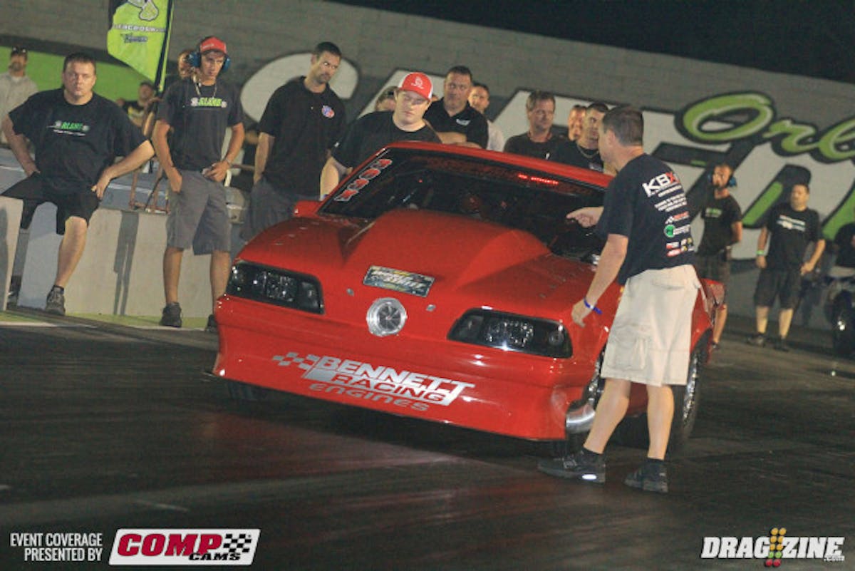 Charles Hull leads Outlaw 275 with a 4.41 at 164 with Kenny Markwich in second with a 4.50 at 167.