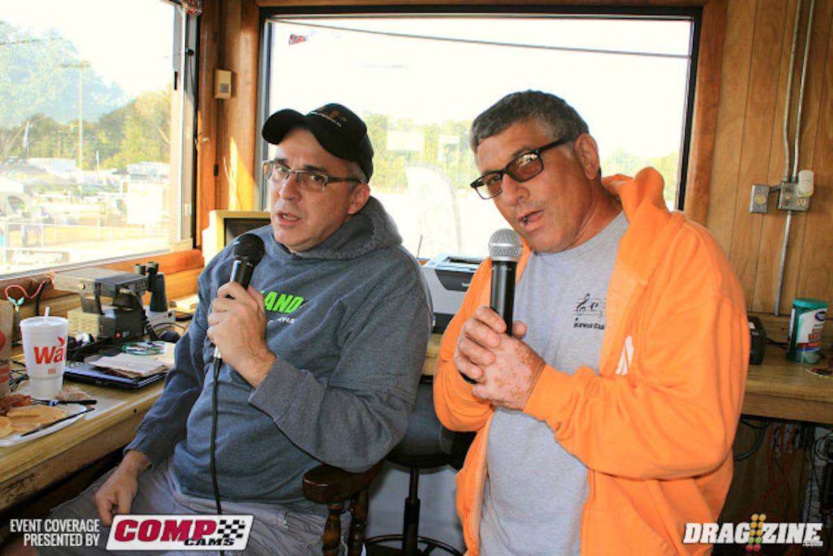 Tim Bates and Lil Bull were on the mike this morning waking the racers up getting things started. There are several racers here and local participating shops offering services to racers in need of parts or repairs  including BLP Racing Products, American Motrosports/Advanced Driveline, JW Transmissions and Holeshot Performance Wheels and Central Florida Machine's Gene Kerr.