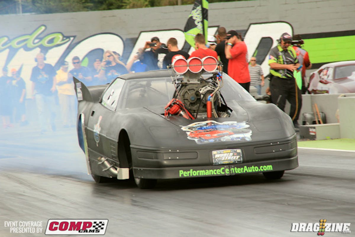 Long time Orlando racer Wayne Smozanek put up a personal best 6.17 this afternoon in Pro Mod.