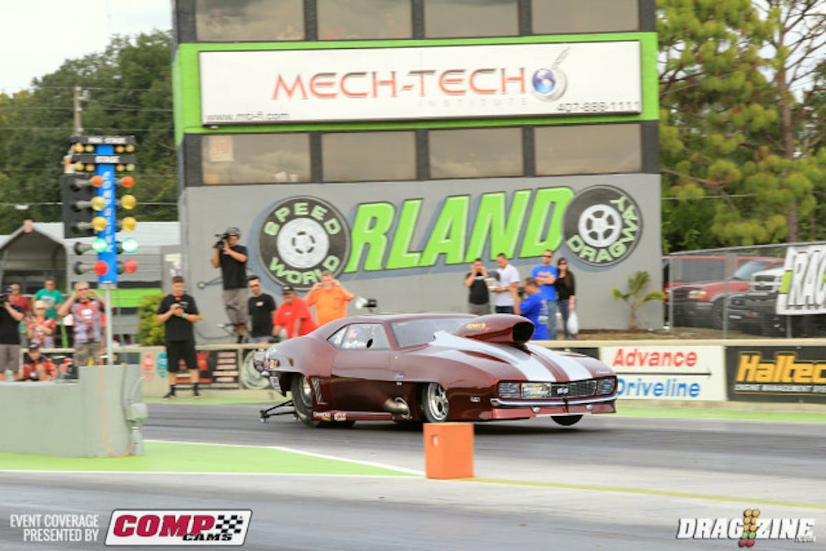 Chuck Mohn put up a 6.04 at 235 MPH earlier today in Pro Mod.