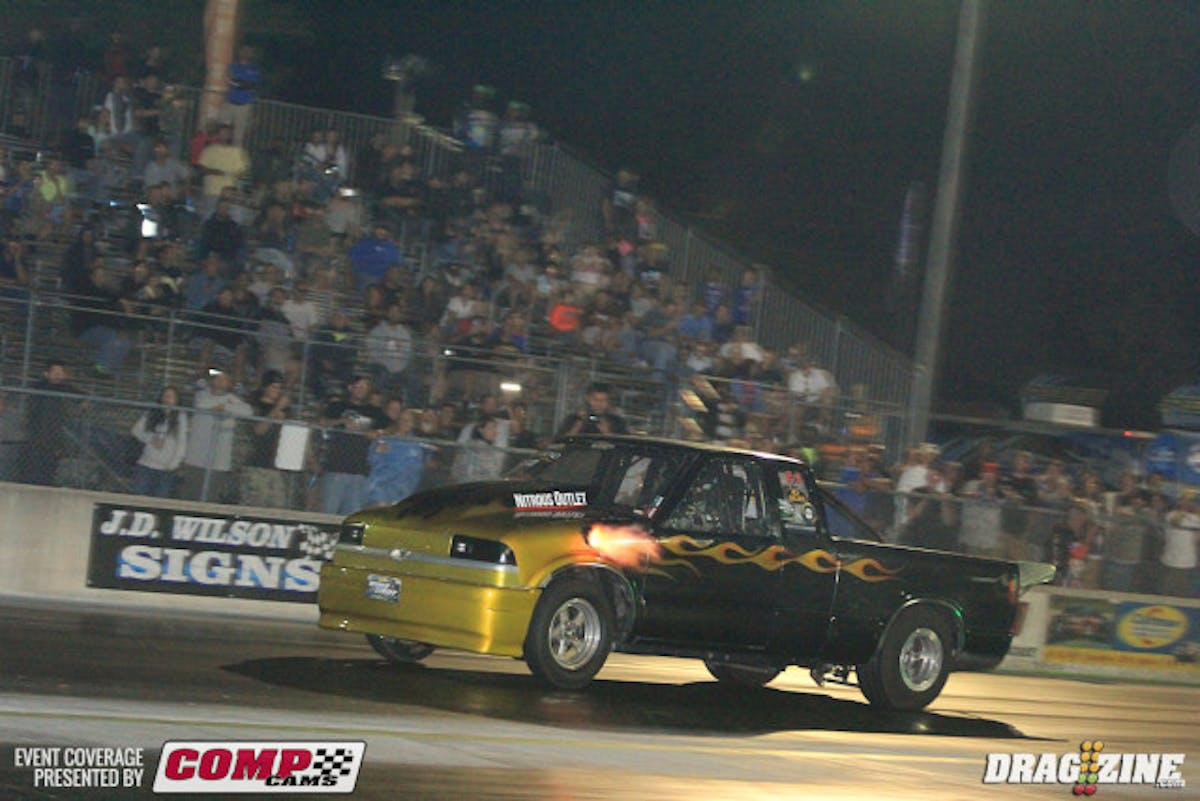 Brian Keep struggle hooking the truck this afternoon. He was able to figure things out and put up an clean 5.06 at 138 to land eighth in class.