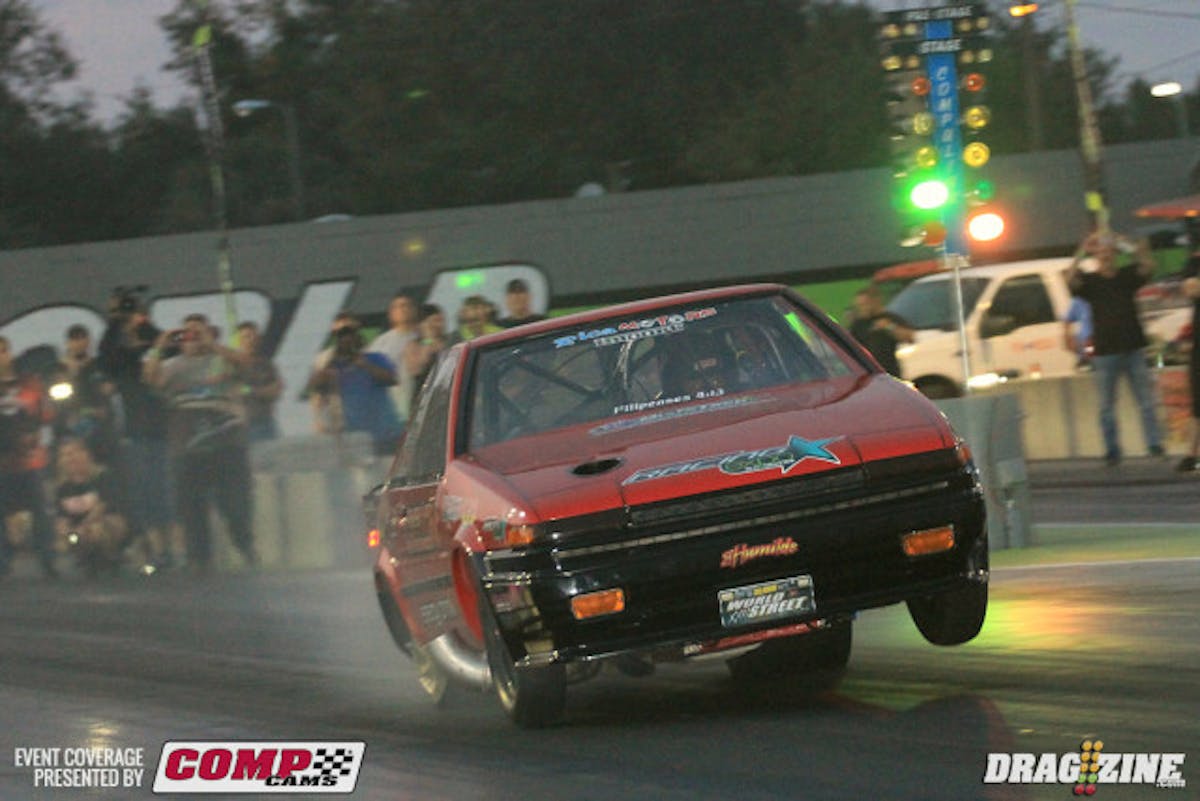 Jorge Lozcano will face off with George "Racin" Cason in the final of World Street with lane choice going to Lozcano.