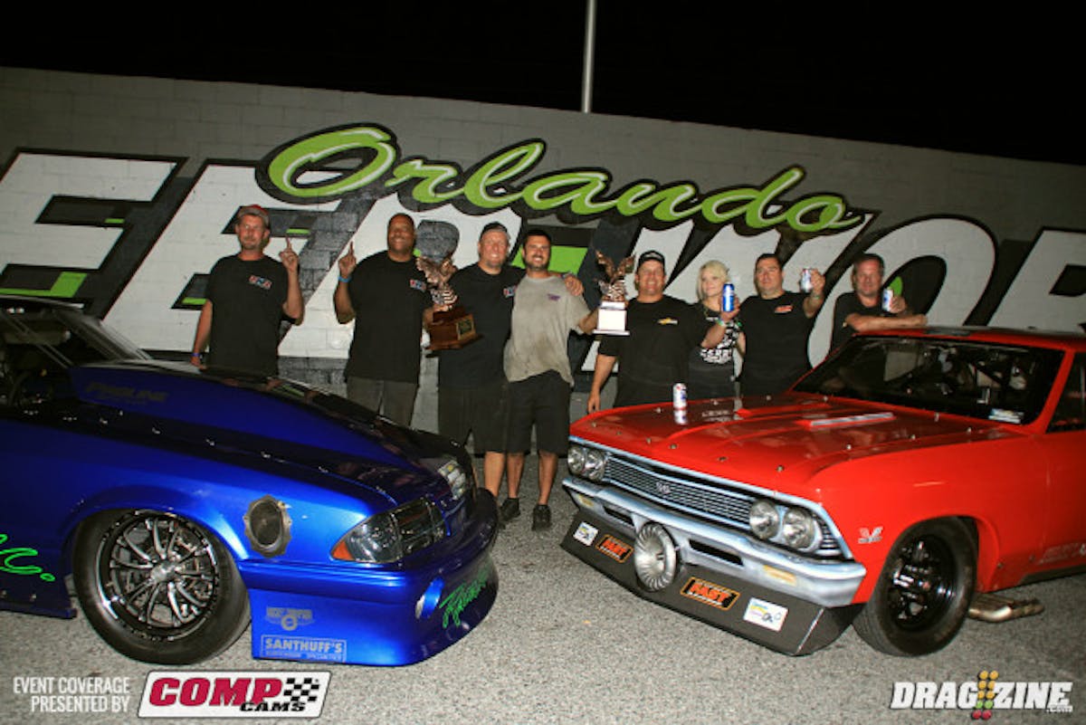 Chad Opaleski and Josh Klugger met in the final of Radial vs the World with Opaleski having lane choice. He lost oil pressure on the burnout and shut it down though giving Klugger the go ahead win.