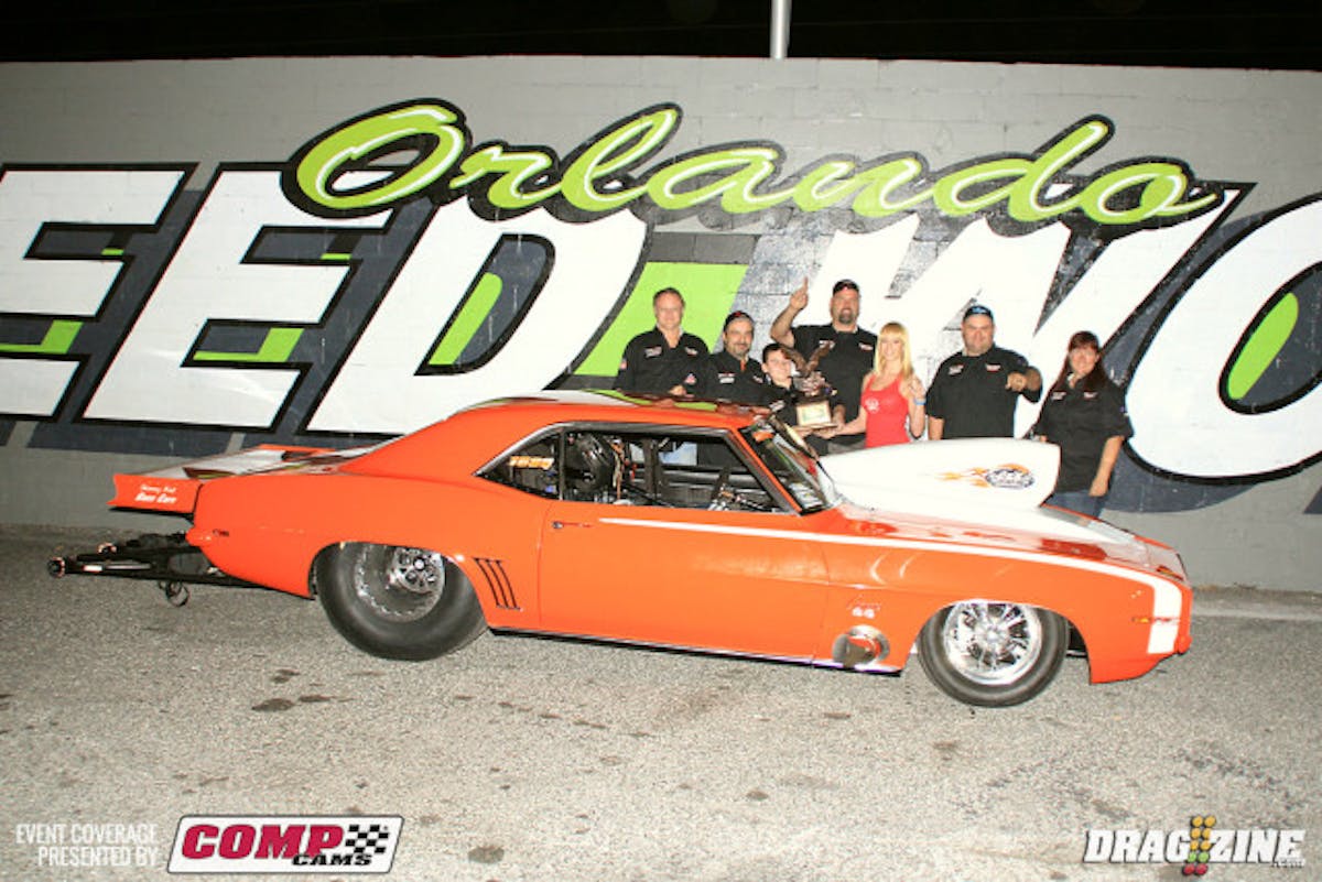 Heavy Street number one qualifier Ken Quartuccio met with local racer Jok Totight in the final with lane choice and a distinct advantage for the double entered racer. Totight took the holeshot with a .028 reaction but was outpaced by Quartuccio's 7.19 at 164 coasting through the quarter mile.