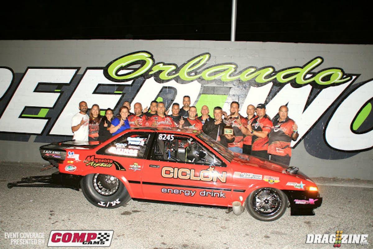 Jorge Lozcano ran well in qualifying but hurt the engine and left the track to make repairs yesterday. The team was back today but struggled in eliminations before meeting up with Greg Cason in the final