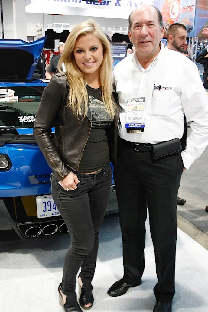 Ken Lingenfelter and Cristy Lee from "All Girls Garage"