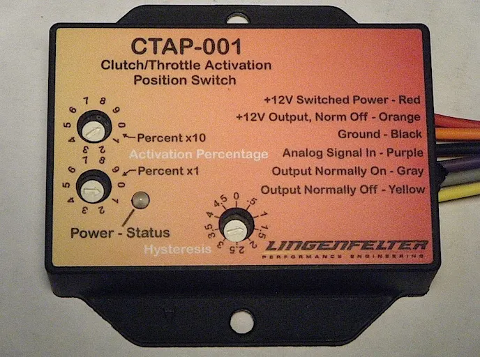 Clutch/Throttle Activation Position Switch