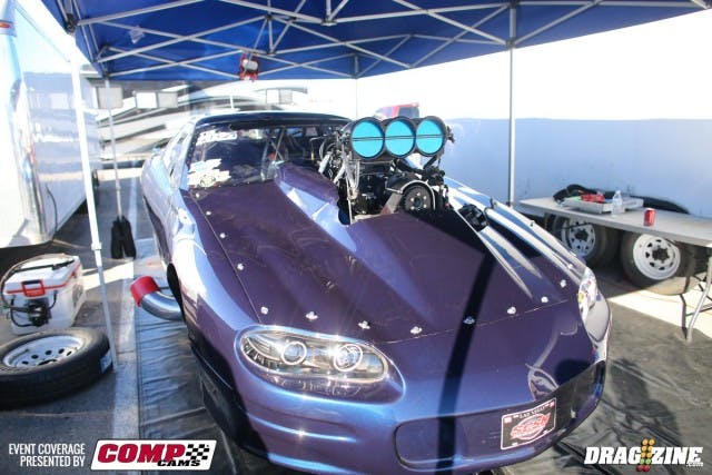 Roger Rydell's John Scialpi/Woppado Racing-built 2002 Camaro is a bad-to-the-bone machine that has some interesting applications of technology inside. We caught up with Roger in the hotel this morning and he explained some of the details to us.