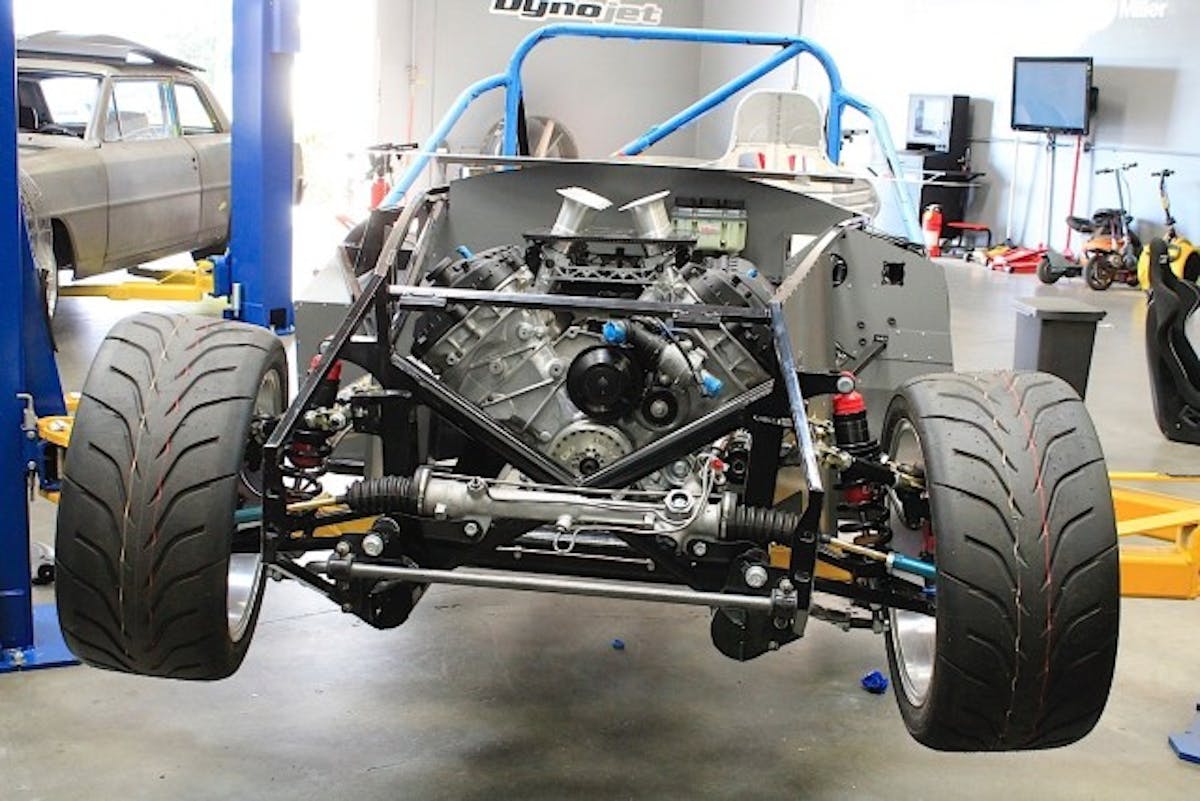 We had to double-time it to get the Cobra ready for its unveiling at SEMA in November. While we'd initially planned to do all the work in a home garage, the decision was made a few weeks before the show to bring it into the Power Automedia shop to get the finishing touches squared away.