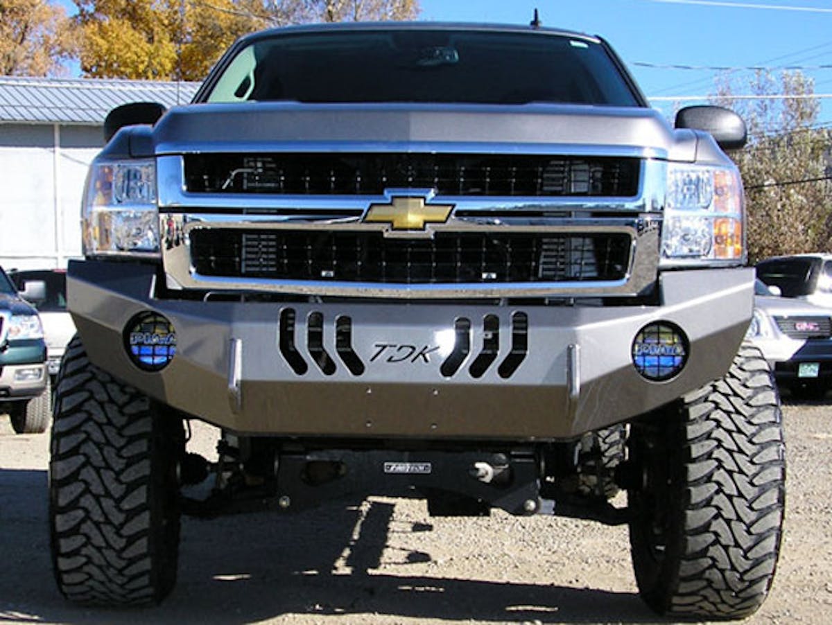 A Standard bumper on a Duramax.