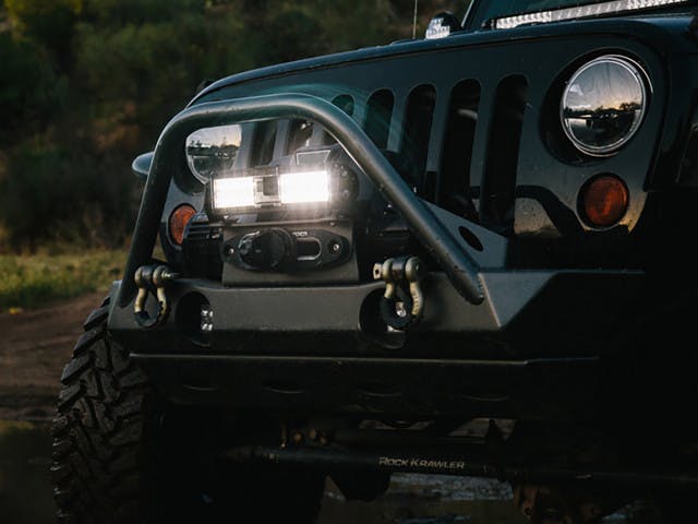 The Capture mounted on a Jeep Wrangler.