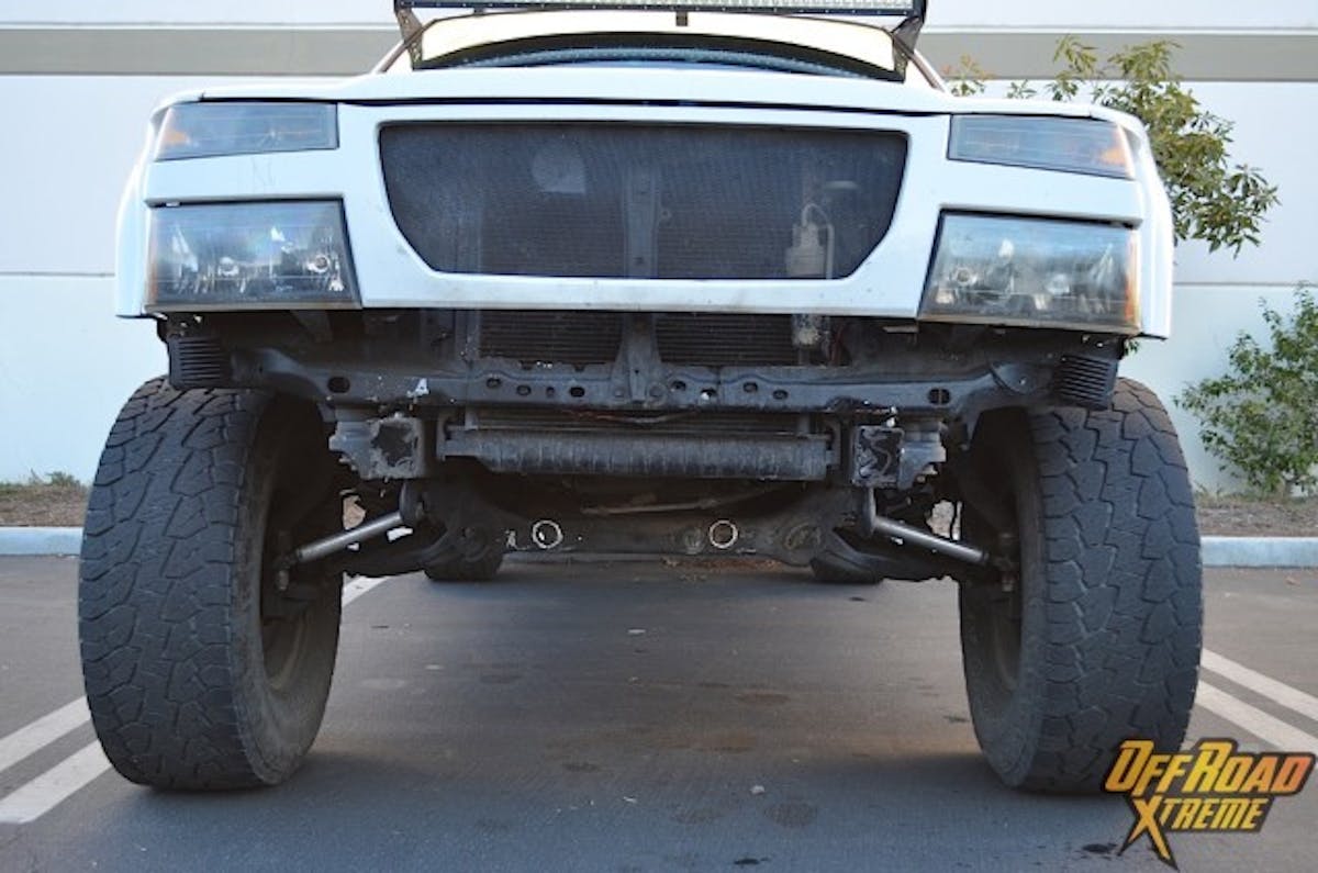 The old bumper came off easily with a sawzall and a grinder with a cut-off wheel. Once the bumper was cut off it was time to grind down what was left of the frame horns.