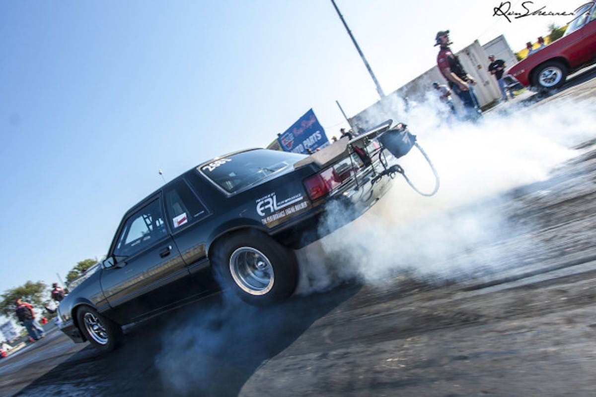 Forrester heating the hides. Photo credit: Ron Shearer