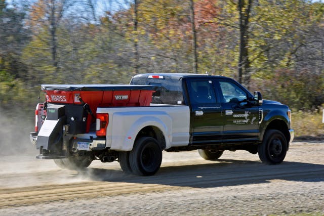 2017 F-Series Super Duty Testing: Salt spreader