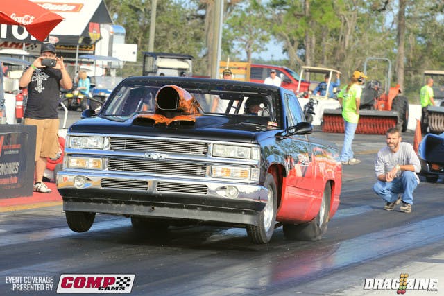 Rick Griffen sits in fourth spot in 5.50 Index with his 2003 Full size Chevy truck.