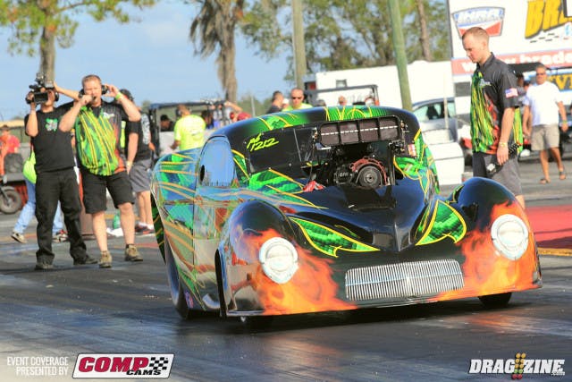 Rick Fleck put his 41 Willy's in second spot running a 3.84 at 191 for the Lexington South Carolina based racer.