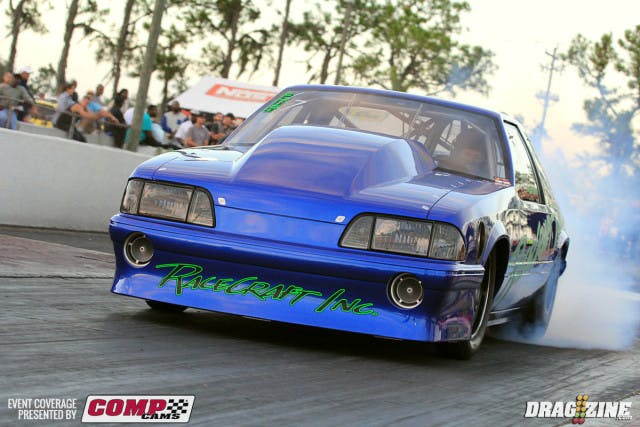 In the final session of Pro Drag Radial Josh Klugger lowered the bar to a 4.083 at 193 MPH, a personal best for Josh and team FKR.