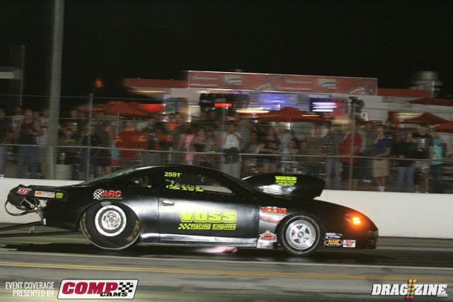 Dillon Voss took over top qualifier in round two of OL 632 with a 4.64 at 164 MPH from Jason Juday. In the final session he dropped it to a 4.41 at 166 staying out front of the class.