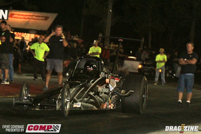 Ashley Tidrick knocked one out of the park in Open Outlaw running a stellar 3.633 at 199 in the final session taking the top spot from Phil Esz.