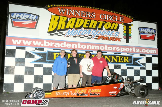 7.90 Index Jr Dragster Runner Up - Kyle Anderson.