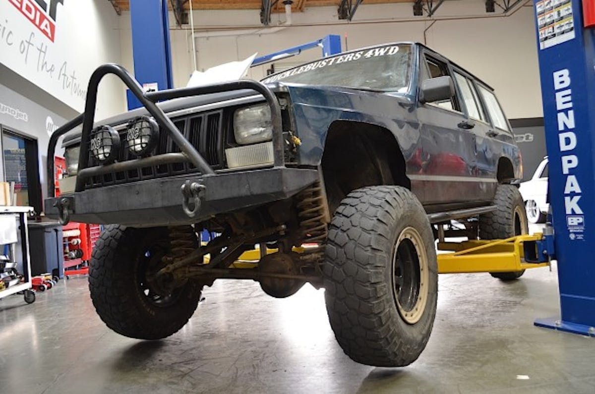 Looks aren't everything, this Jeep has seen plenty of time on the trail.