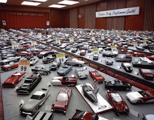 At it’s peak, the Fisher Body Craftsman’s Guild was second only to the Boy Scouts of America in terms of members from coast to coast. Every year through 1968, the Guild held model-crafting contests that awarded scholarships and other prizes to regional and national winners—while discovering styling talent like future GM Design head Chuck Jordan, among others. These are some of the entries in the 1956 Guild competition. (Photo courtesy GM Media /Chevrolet Historic Services)