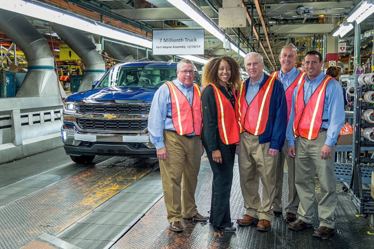 GM Ft. Wayne Assembly 7-Millionth Truck