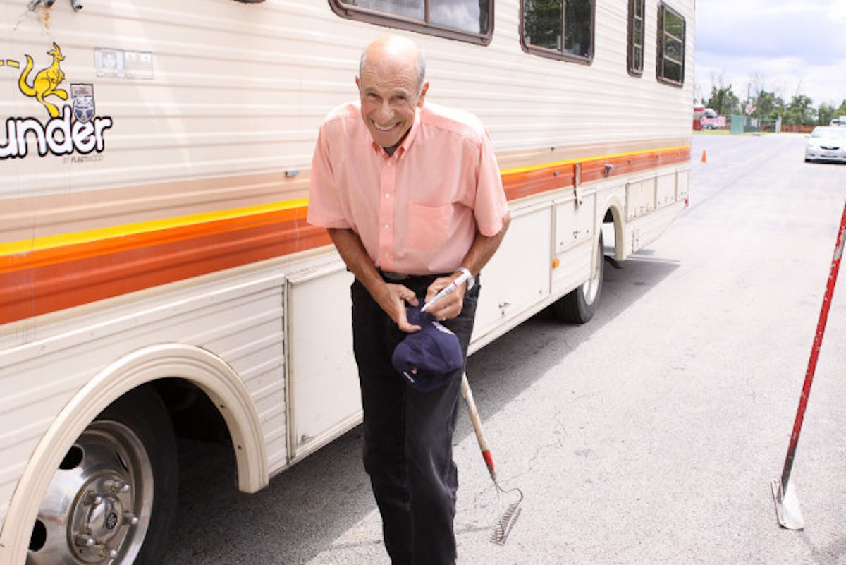 Family patriarch and longtime track operator and race promoter Bill Bader, Sr.